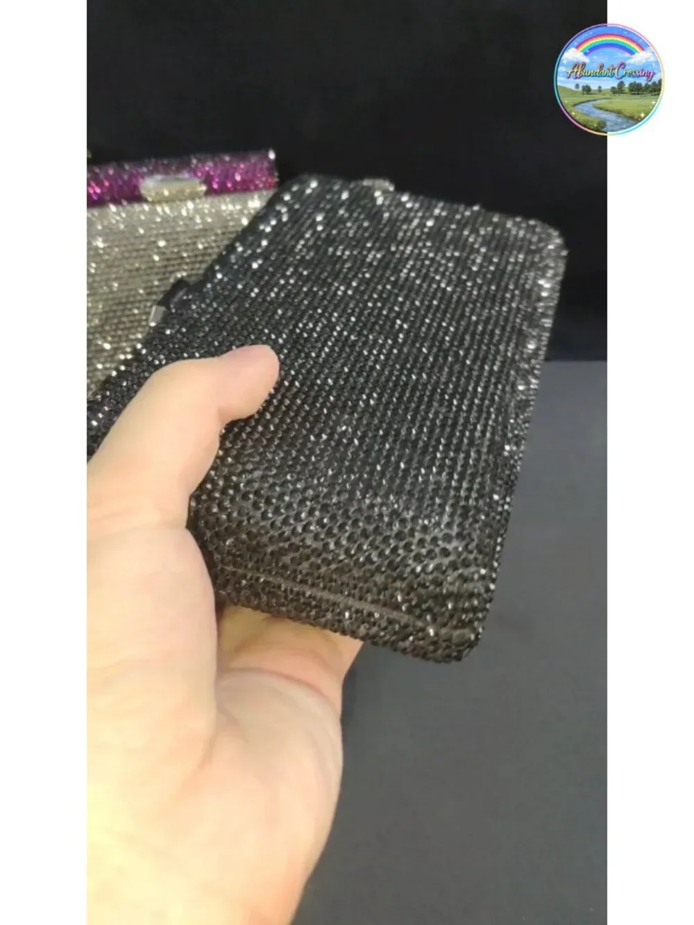 Crystal Evening Clutch Purse Rhinestone Bridal Box Clutch Womens Party Wedding